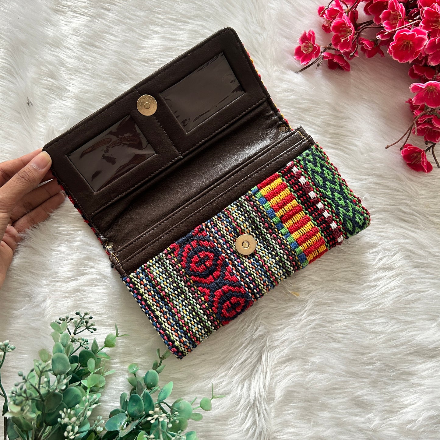 Wild weaves Multicolour wallet