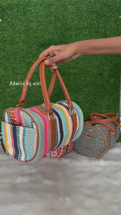Pastel love mini duffle sling bags